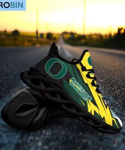 Oregon Ducks Sport Shoes, NCAA Gift For Fans