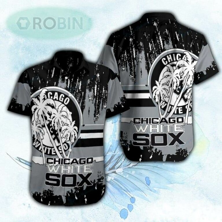 Palm Tree Grunge Chicago White Sox Hawaiian Shirt For Men and Women
