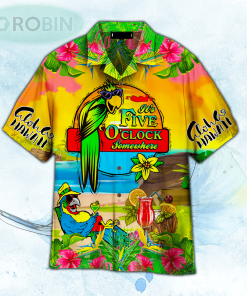 Parrot It’s 5 O’clock Somewhere Alola Hawaiian Shirt For Men and Women