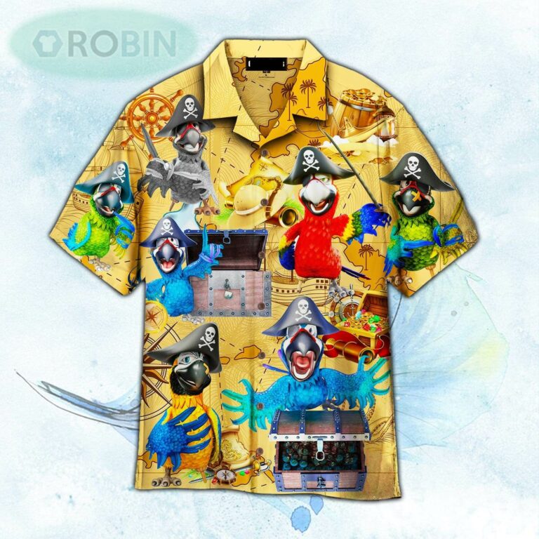 Parrot Pirate Just A Chasing Pirates The Booty Life Hawaiian Shirt For Men and Women