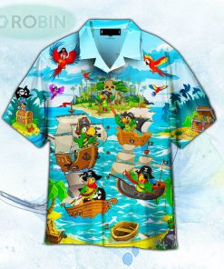 Parrots Its A Pirate Life For Me Hawaiian Shirt For Men and Women