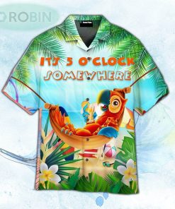 Party Parrot It’s 5 O’clock Somewhere Hawaiian Shirt For Men and Women
