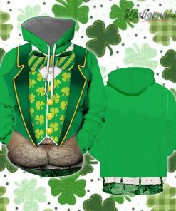 Patrick’s Day Costume Hoodie Over Print Hoodie