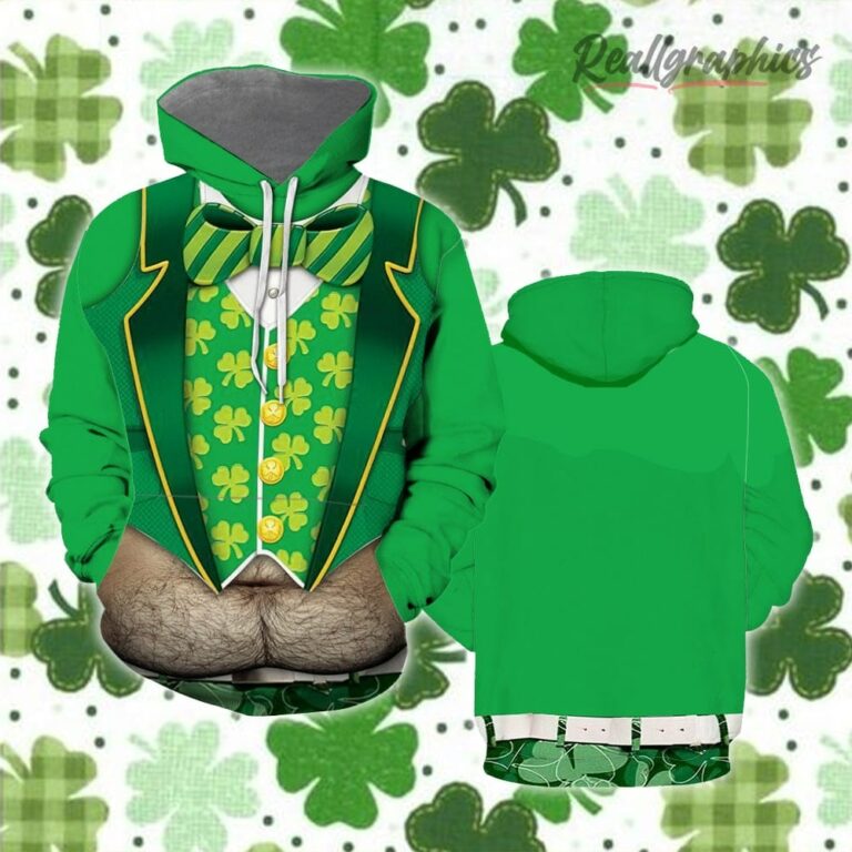 Patrick’s Day Costume Hoodie Over Print Hoodie