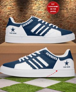 Personalized Dallas Cowboys Football Logo Stan Smith Shoes, Gift for NFL fans