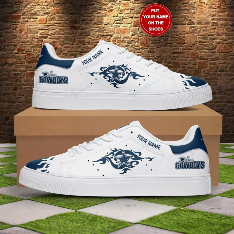 Personalized Dallas Cowboys Football Stan Smith Shoes, Gift for NFL fans