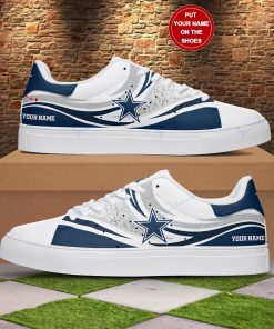 Personalized Grunge Dallas Cowboys Stan Smith Shoes, Gift for NFL fans