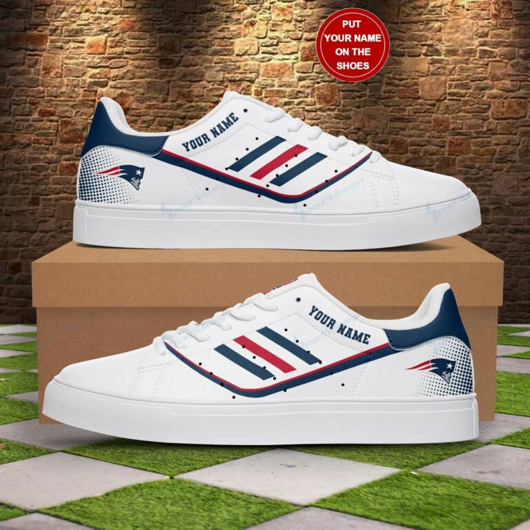 Personalized New England Patriots Stan Smith Shoes, Gift for NFL fans