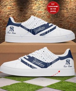 Personalized New York Yankees Logo Stan Smith Shoes, Gift for NFL fans