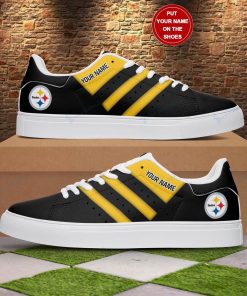 Personalized Pittsburgh Steelers NFL Stan Smith Shoes, Gift for NFL fans