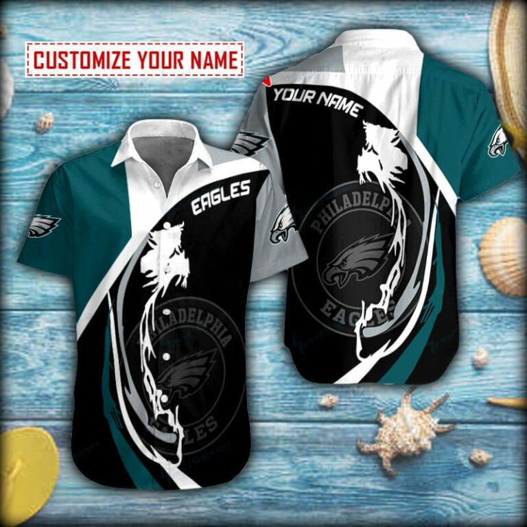 Philadelphia Eagles Football Short Sleeve Hawaiian Shirt