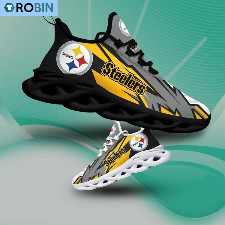 Pittsburgh Steelers Chunky Sneakers, NFL Gift For Fans