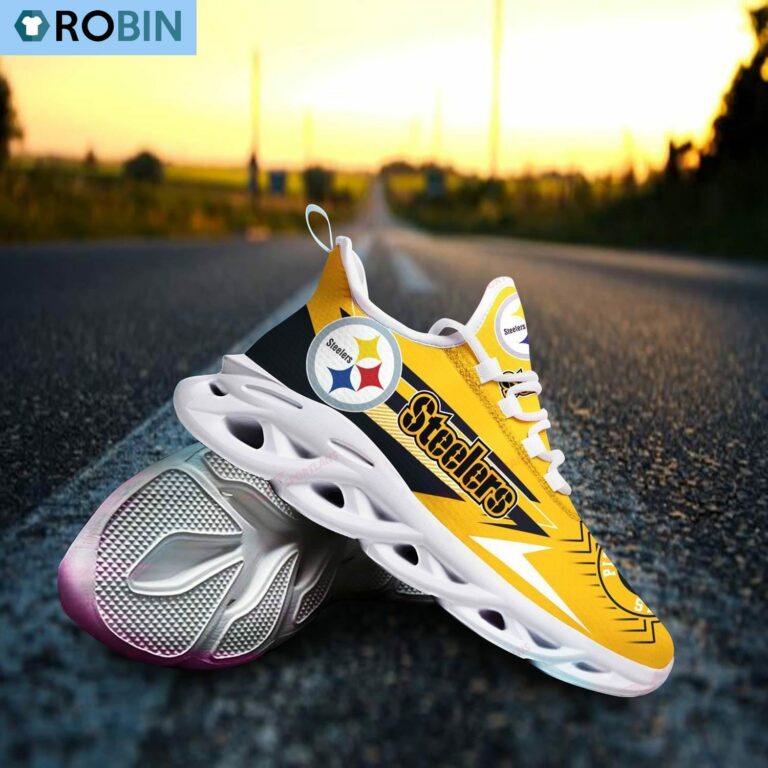 Pittsburgh Steelers Sport Shoes, NFL Sneakers Gift For Fans