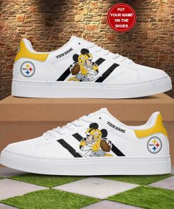 Mickey Pittsburgh Steelers Stan Smith Shoes, Gift for NFL fans