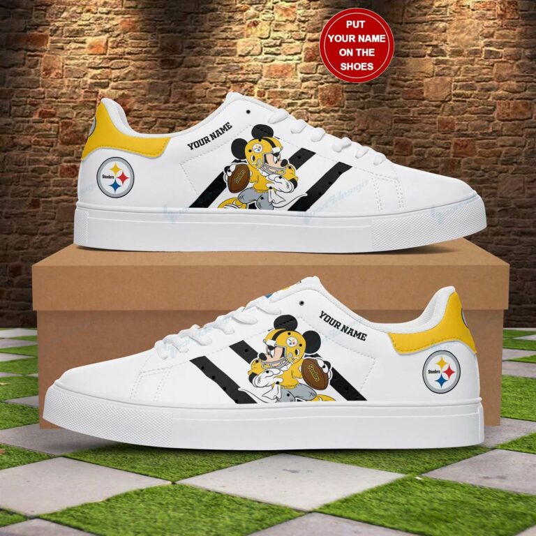 Mickey Pittsburgh Steelers Stan Smith Shoes, Gift for NFL fans