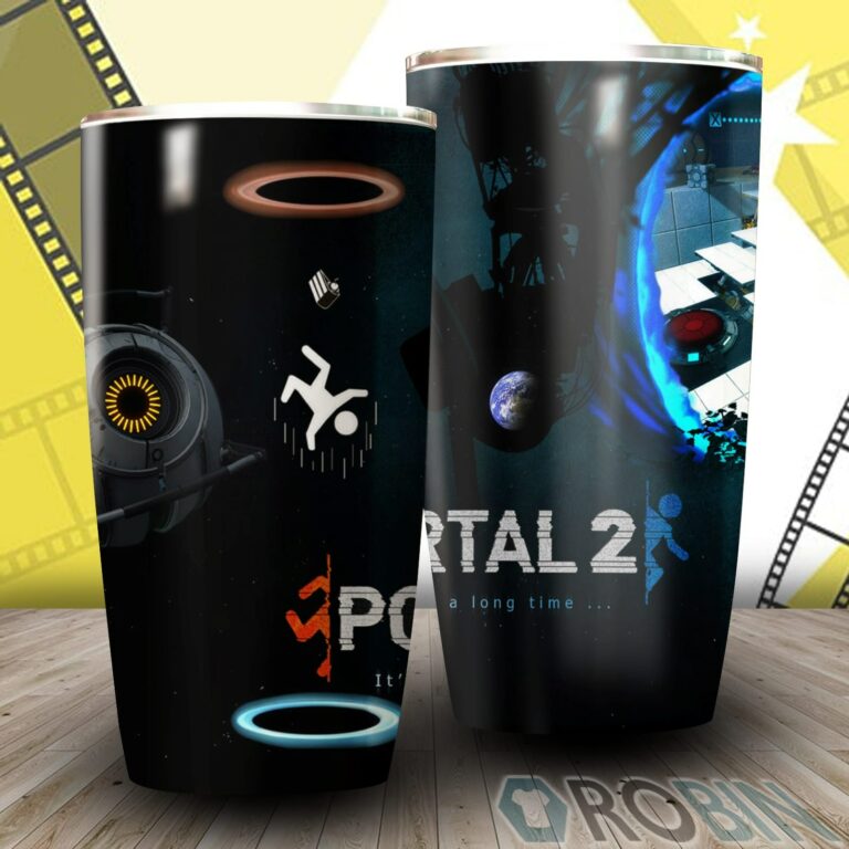 Portal 2 Video Game Insulated Stainless Steel Tumbler