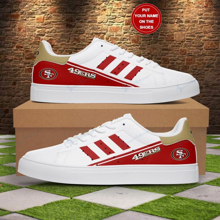 San Francisco 49ers Football Stan Smith Shoes, Gift for NFL fans