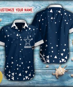 Seamless Triangle Dallas Cowboys Short Sleeve Hawaiian Shirt
