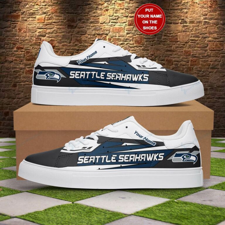 Seattle Seahawks Logo Stan Smith Shoes, Gift for NFL fans