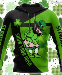 Show Your Irish St.Patrick Day All Over Print Hoodie