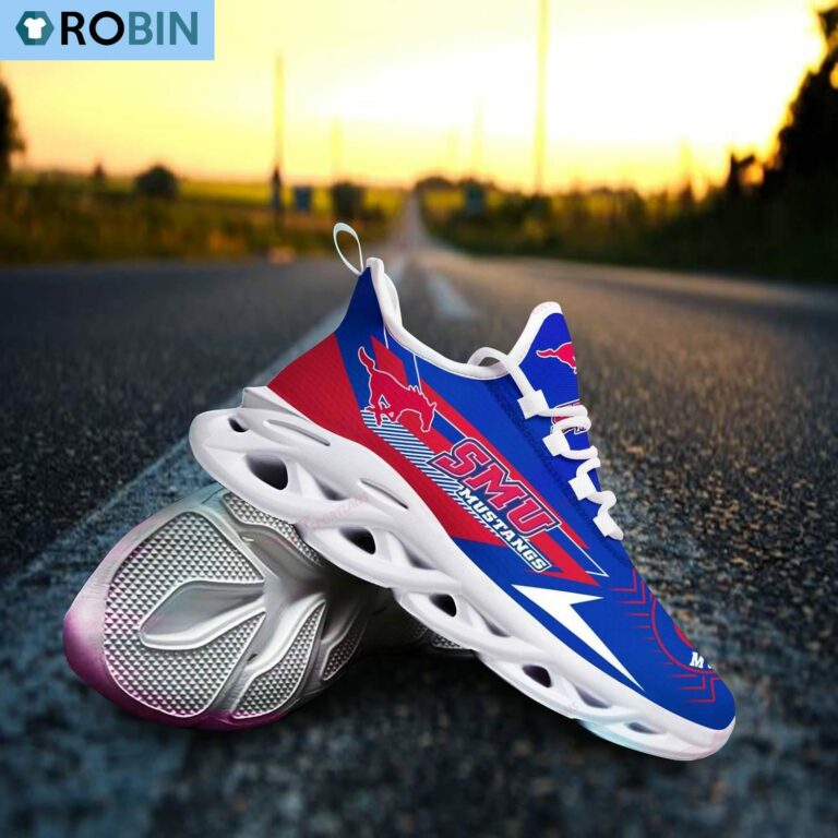 SMU Mustangs Chunky Sneakers, NCAA Sneakers Gift For Fans