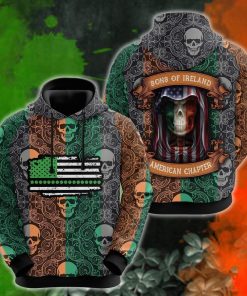 Son Of Ireland Irish Saint Patrick Day All Over Print AOP Hoodie