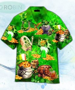 St Patricks Day Water Color Hawaiian Shirt For Men and Women St Patricks Day Water Color Hawaiian Shirt For Men and Women
