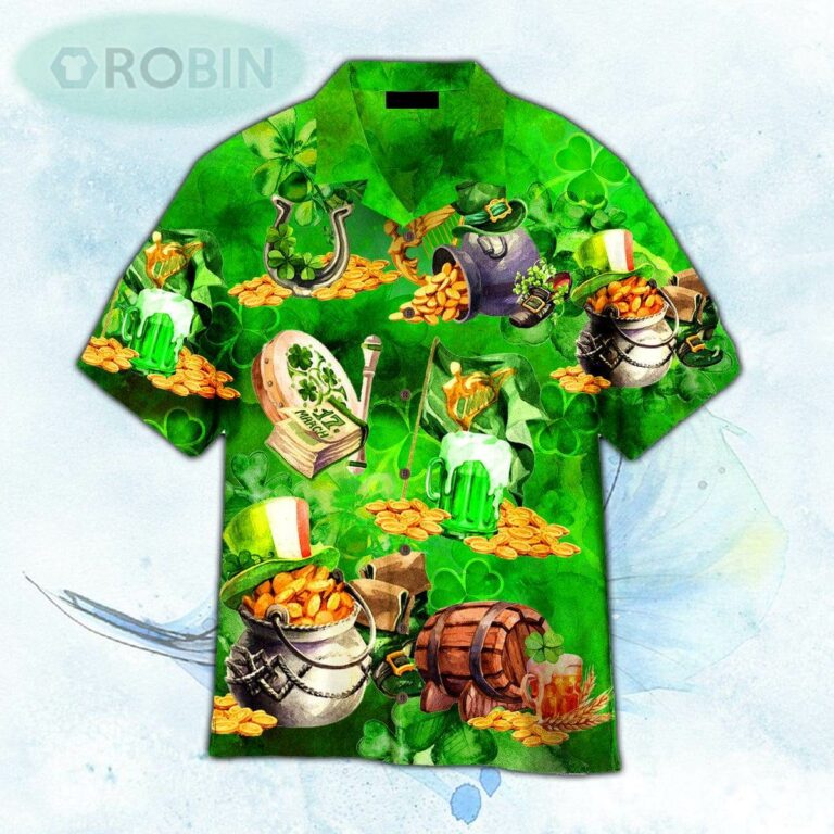 St Patricks Day Water Color Hawaiian Shirt For Men and Women