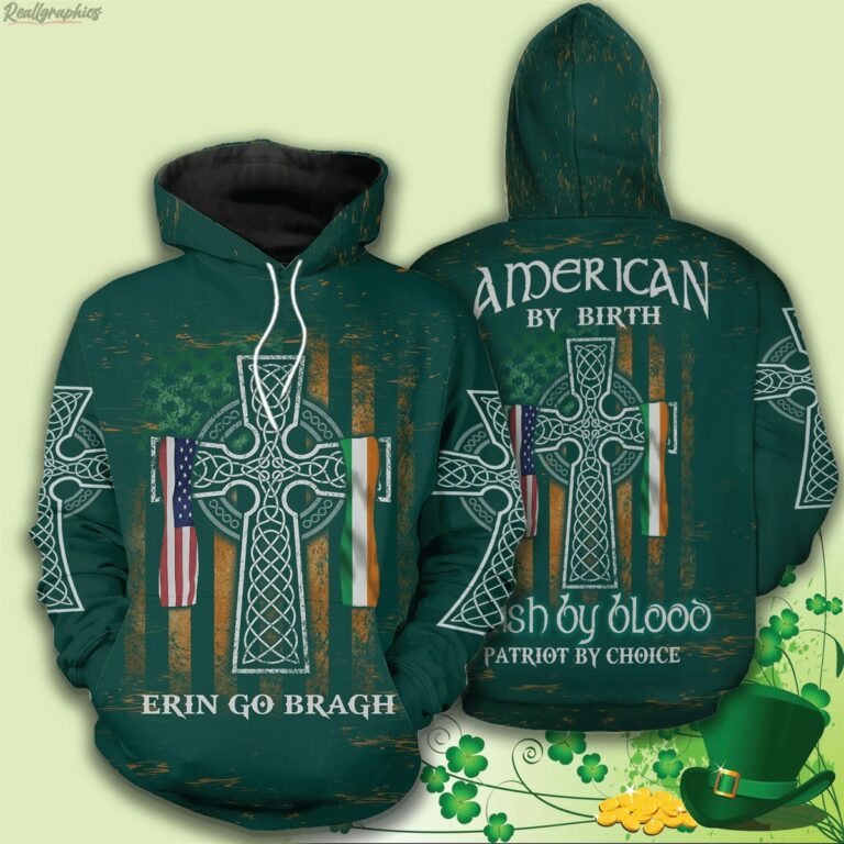 St. Patrick’s Day Hoodie Over Print Hoodie