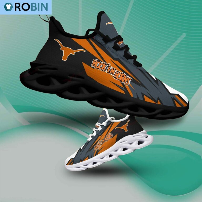 Texas Longhorns Sport Shoes, NCAA Gift For Fans