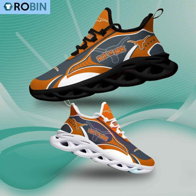 Texas Longhorns Chunky Sneakers, NCAA Sneakers Gift For Fans