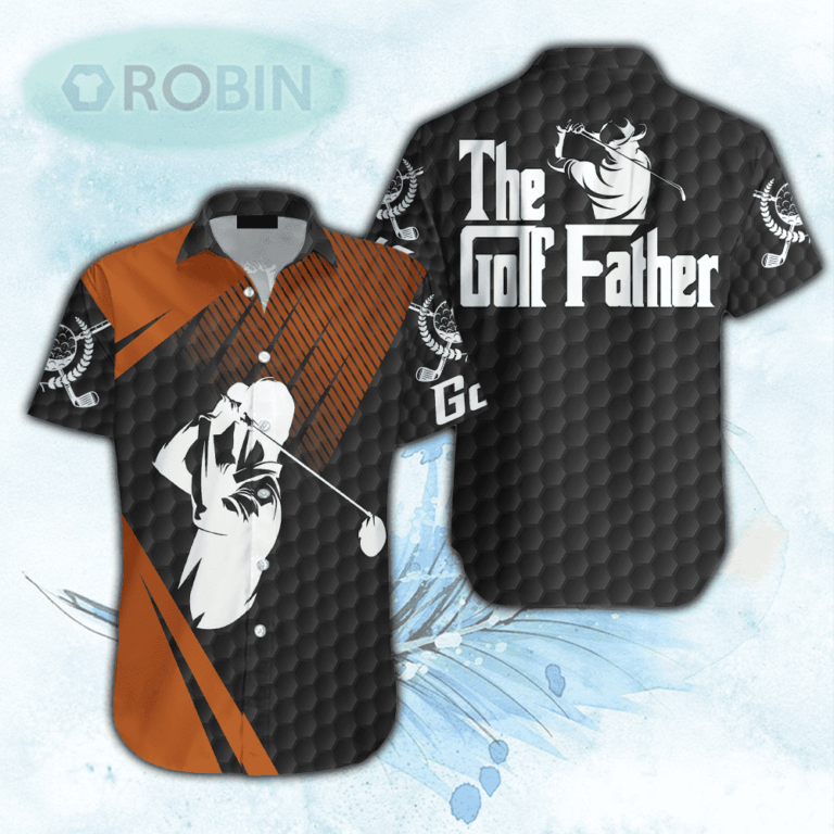 The Golf Father Love Golf Hawaiian Shirt For Men & Women