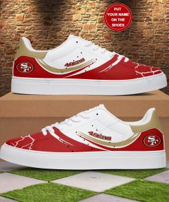 Thunder San Francisco 49ers Stan Smith Shoes, Gift for NFL fans