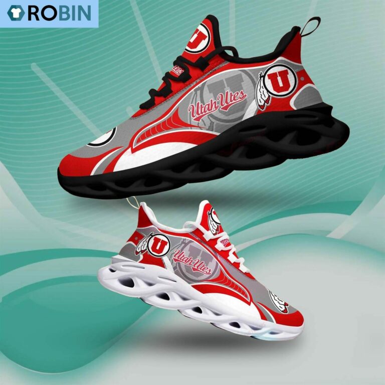 Utah Utes Sport Shoes, NCAA Shoes Gift For Fans