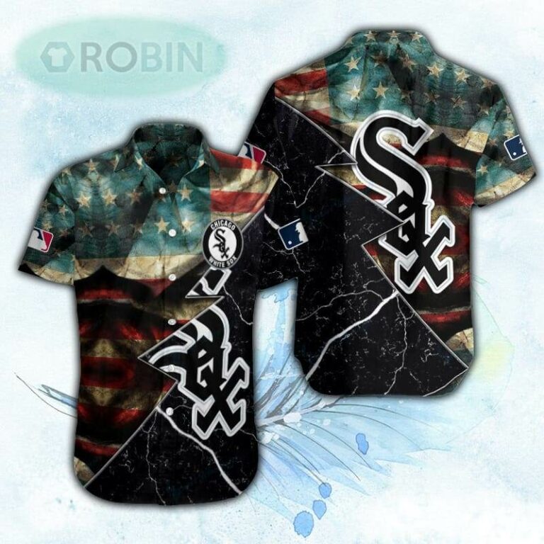 Vintage American Flag Chicago White Sox Hawaiian Shirt For Men and Women
