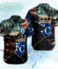 Vintage American Flag Thunder Kansas City Royals Hawaiian Shirt For Men and Women Vintage American Flag Thunder Kansas City Royals Hawaiian Shirt For Men and Women
