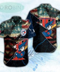 Vintage American Flag Toronto Blue Jays Thunder Hawaiian Shirt For Men and Women Vintage American Flag Toronto Blue Jays Thunder Hawaiian Shirt For Men and Women