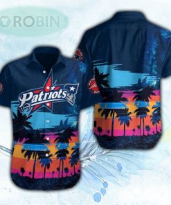 Vintage Color Palm Tree New England Patriots Hawaiian Shirt For Men and Women