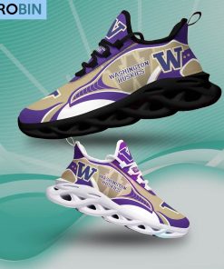 Washington Huskies Chunky Sneakers, NCAA Shoes Gift For Fans Washington Huskies Chunky Sneakers, NCAA Shoes Gift For Fans