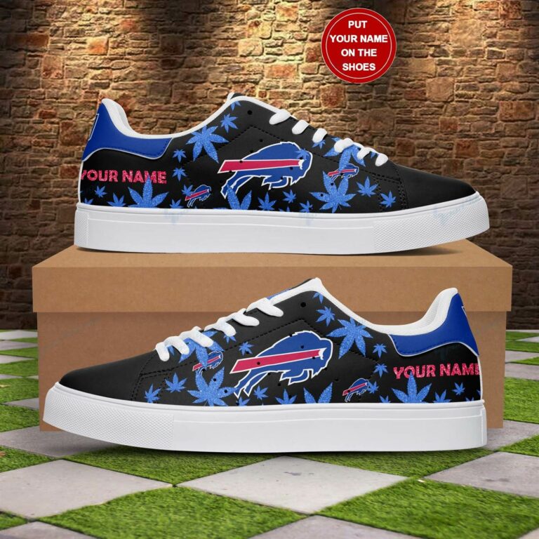 Weed Leaf Buffalo Bills Stan Smith Shoes, Gift for NFL fans