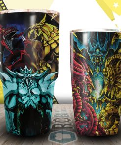 Yu-Gi-Oh! Yellow Dragon Winged Tumbler, Red Dragon Archfiend, Blue-Eyes Tumbler