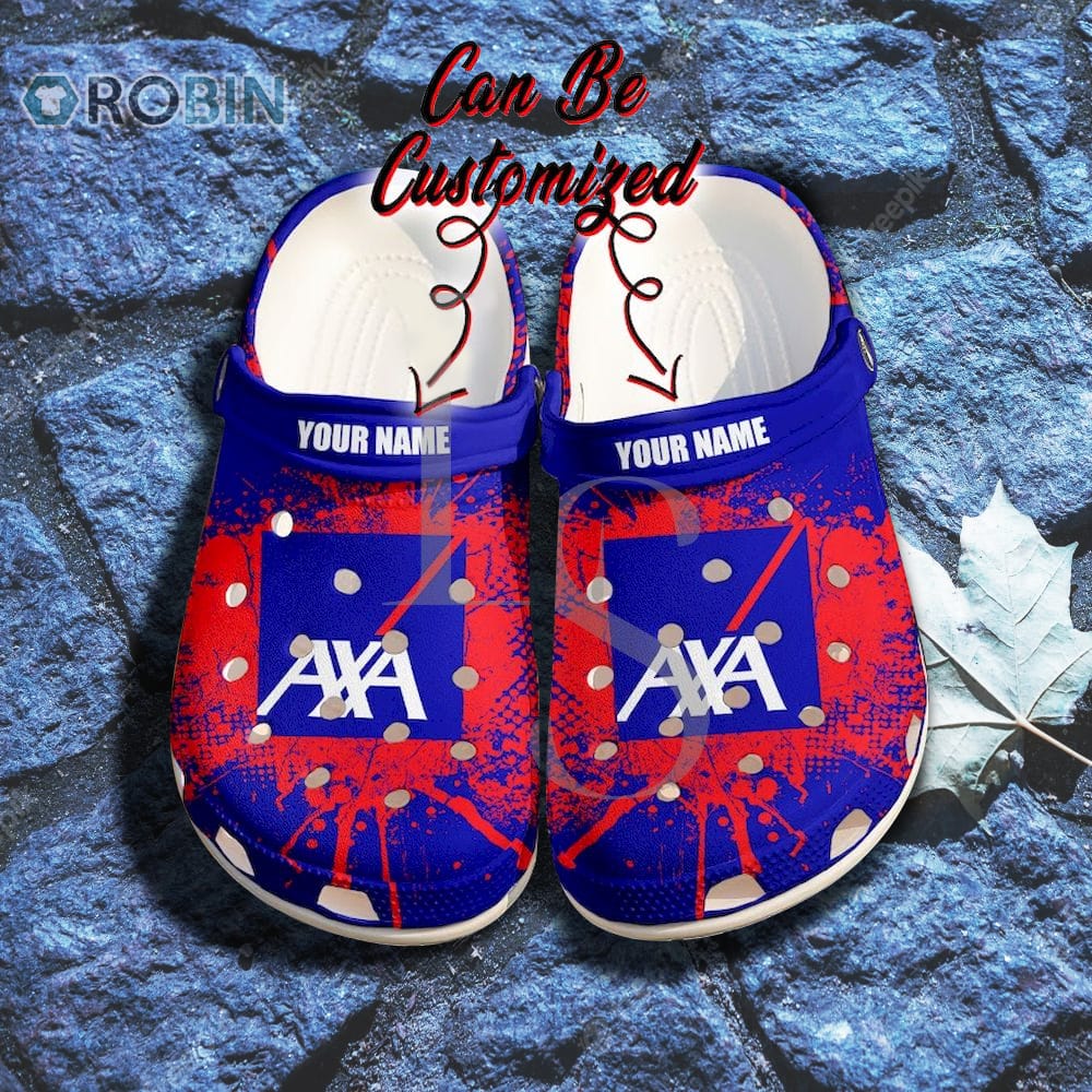 AXA Ink Splash Grunge Personalized Crocs Shoes, Gift Crocs Shoes For Men Women