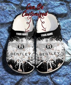 Bentley Ink Splash Pattern Crocs Shoes