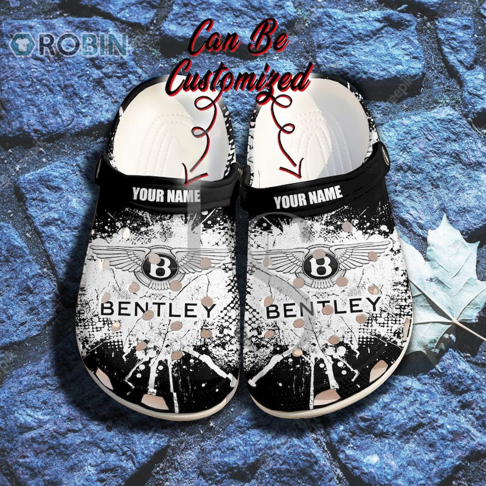 Bentley Ink Splash Pattern Crocs Shoes