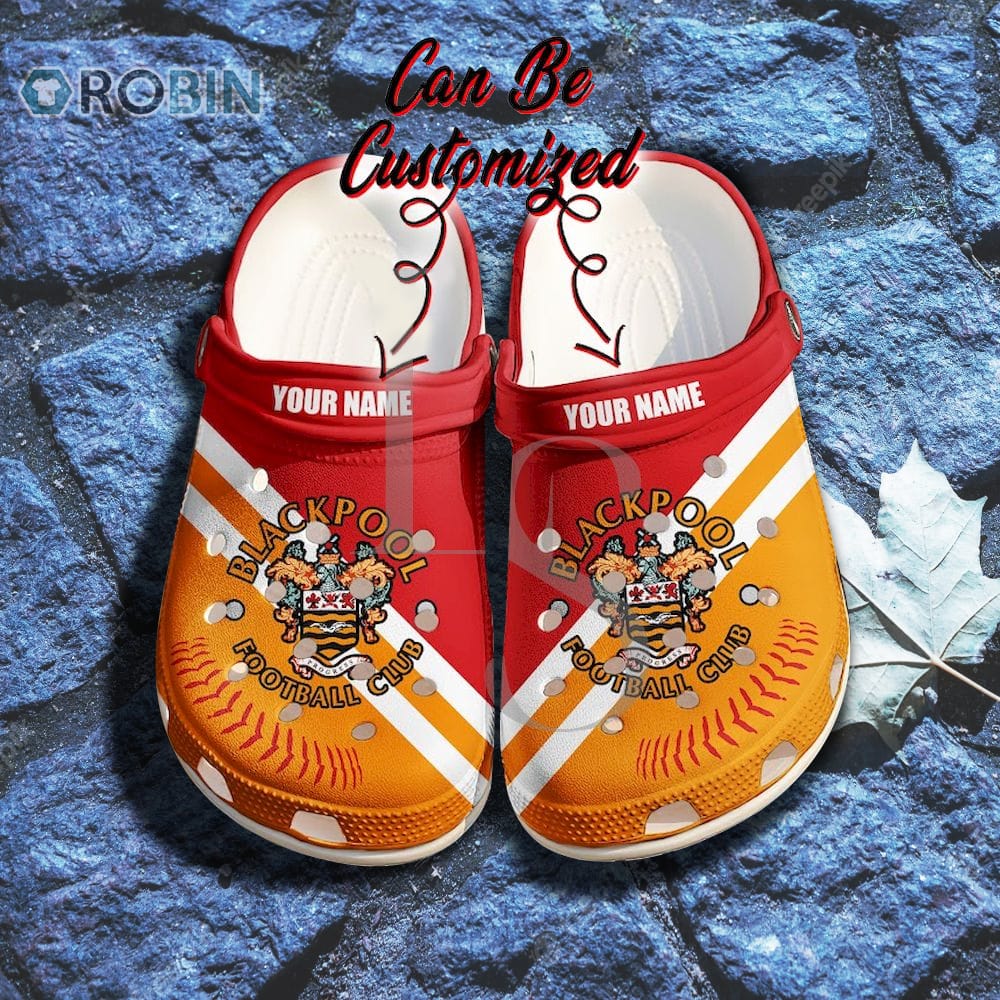 Blackpool Custom Name Crocband Crocs Shoes