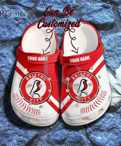 Bristol City FC Custom Name Crocband Crocs Shoes