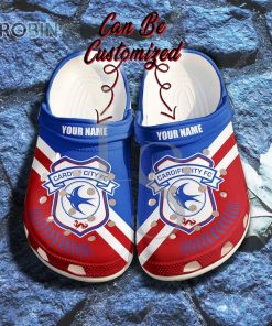 Cardiff City Football  Custom Crocband Crocs Shoes