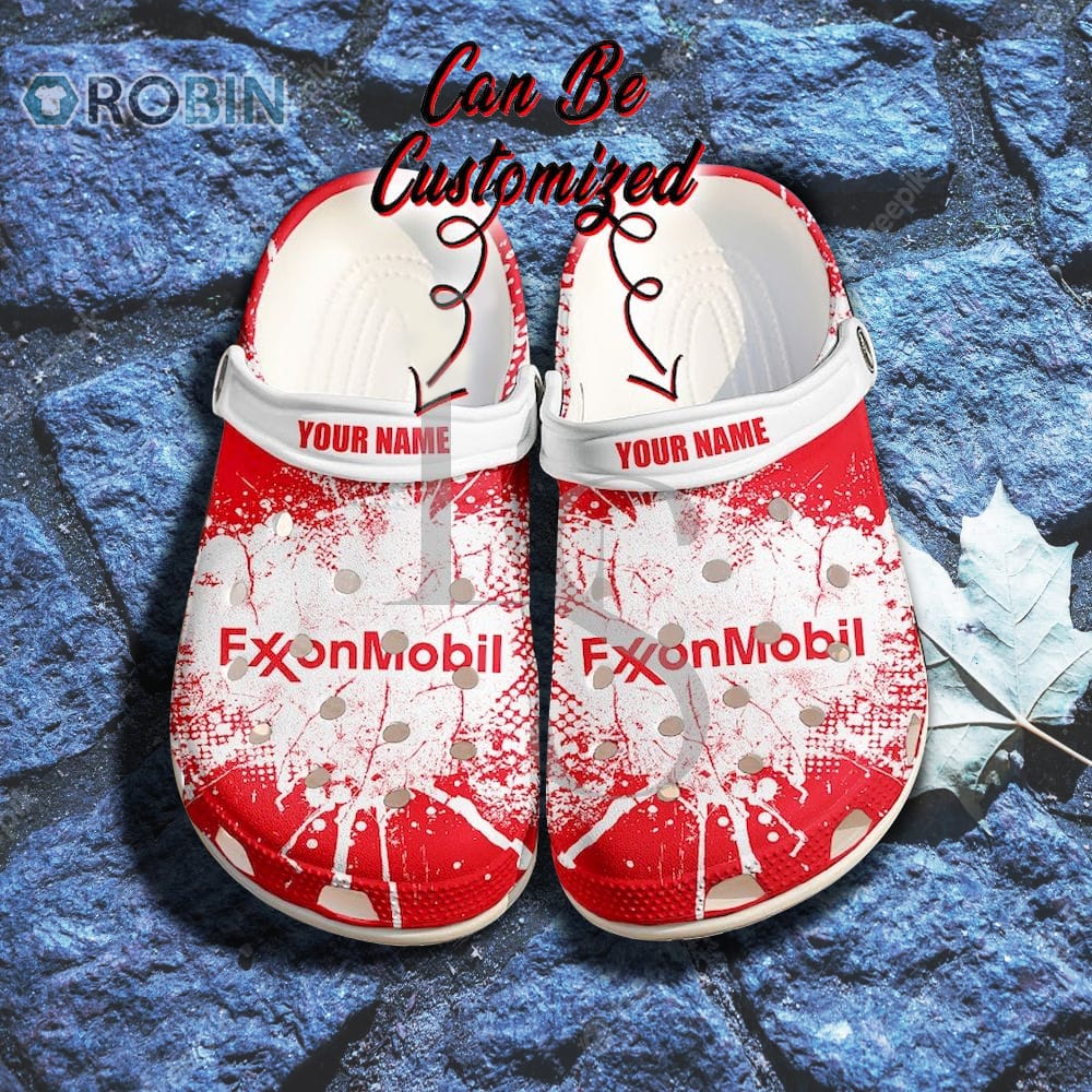 ExxonMobil Ink Splash Personalized Crocs Shoes