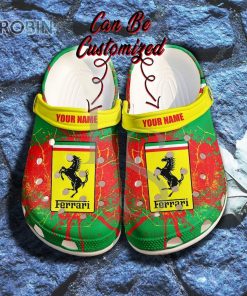 Ferrari Ink Splash Pattern Classic Crocs