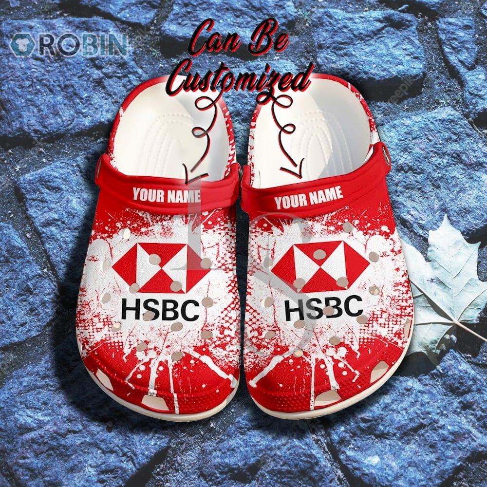 HSBC Ink Splash Personalized Classic Crocs